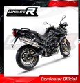 TIGER 800 XC XR XRX XCX XRT XCA EXHAUST Triumph Muffler Auspuff Sportauspuff Silencer Echappement Silencieux Scarico Scarichi Escape Wydech Tłumik ROUND 2015 - 2017 DOMINATOR  2
