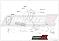 R1200RS EXHAUST BMW Homologated EC Type approval  Street legal Approval Certificate Muffler Auspuff Sportauspuff Silencer Echappement Silencieux Scarico Scarichi Escape Wydech Tłumik ROUND 2015 - 2018 Dominator 4