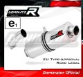 exhaust muffler DOMINATOR homologated road legal OVAL fits to F700GS 2012  2017 2