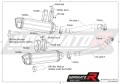exhaust muffler DOMINATOR homologated road legal HP1 fits to Z1000 2003  2006 4
