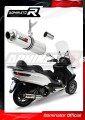 exhaust muffler DOMINATOR ROUND fits to Piaggio MP3 500 2008  2022
