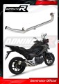 NC 700 750 X Exhaust Cat Eliminator DECAT Header Head pipe Linkpipe Downpipe collector manifold DOMINATOR