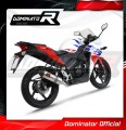 kompletny układ wydechowy z tłumikiem DOMINATOR Full System HP3 pasujący do motocykla Honda CBR 125 R 2011 - 2018 3