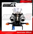 FZ6 FAZER S1 Exhaust Yamaha Muffler Auspuff Sportauspuff Silencer Echappement Silencieux Scarico Scarichi Escape Wydech Tłumik OVAL 2004 - 2010 DOMINATOR 7