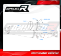 FZ 8 N / FZ8 S FAZER EXHAUST Yamaha Muffler Auspuff Sportauspuff Silencer Echappement Silencieux Scarico Scarichi Escape Wydech Tłumik ROUND 2010 - 2016 DOMINATOR 5