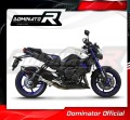 FZ 8 N / FZ8 S FAZER EXHAUST Yamaha Muffler Auspuff Sportauspuff Silencer Echappement Silencieux Scarico Scarichi Escape Wydech Tłumik Carbon End Cap HP1 Black 2010 - 2016 DOMINATOR 3