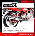 GSF 400 BANDIT EXHAUST Suzuki Muffler Auspuff Sportauspuff Silencer Echappement Silencieux Scarico Scarichi Escape Wydech Tłumik ROUND 1996 - 1997 Dominator 3