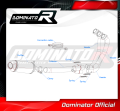 Yamaha MT 09 2021 - 2022 Full  Exhaust System  Muffler Auspuff Sportauspuff Silencer Echappement Silencieux Scarico Scarichi Escape Collector Manifold Wydech Tłumik  HP3 Low Level  DOMINATOR 4