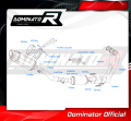 MT-09 2021 - 2022 EXHAUST Yamaha Full System EX Muffler Auspuff Sportauspuff Silencer Echappement Silencieux Scarico Scarichi Escape Collector Manifold Wydech Tłumik HP5 DOMINATOR 5
