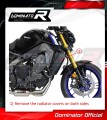 Yamaha MT 09 2021 - 2022 Full  Exhaust System  Muffler Auspuff Sportauspuff Silencer Echappement Silencieux Scarico Scarichi Escape Collector Manifold Wydech Tłumik  HP3 Low Level  DOMINATOR 6