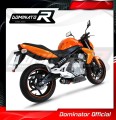 Kawasaki ER - 6N / F 650 2006 - 2008  motorcycle Exhaust Muffler Auspuff Sportauspuff Silencer Echappement Silencieux Scarico Scarichi Escape Wydech Tłumik GP1 BLACK Dominator 2