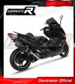 kompletny układ wydechowy z tłumikiem DOMINATOR Full System HP1 CZARNY pasujący do motocykla Yamaha T-MAX 500 2008 - 2011
