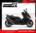 Yamaha T-MAX 500 Full  Exhaust System  Muffler Auspuff Sportauspuff Silencer Echappement Silencieux Scarico Scarichi Escape Collector Manifold Wydech Tłumik HP1 BLACK DOMINATOR 3