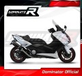 kompletny układ wydechowy z tłumikiem DOMINATOR Full System HP1 CZARNY pasujący do motocykla Yamaha XP 530 T-MAX 2012 - 2016 2