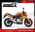 ER-6N ER-6F 650 EXHAUST Kawasaki Muffler Auspuff Sportauspuff Silencer Echappement Silencieux Scarico Scarichi Escape Wydech Tłumik Carbon Tip HP2 2009 - 2011 Dominator 3