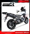 exhaust muffler DOMINATOR GP1 BLACK fits to Honda VFR 800 X Crossrunner 2015  2021