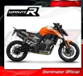 KTM 890 DUKE 2020 - 2022 EXHAUST Muffler Auspuff Sportauspuff Silencer Echappement Silencieux Scarico Scarichi Escape Wydech Tłumik HP8 BLACK DOMINATOR 3