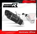 exhaust muffler DOMINATOR HP1 BLACK fits to Aprilia Pegaso 650 Trail 2006  2010