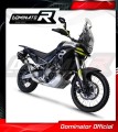 Aprilia Tuareg 660 2021 - 2022 EXHAUST Collector Manifold Full System Muffler Auspuff Sportauspuff Silencer Echappement Silencieux Scarico Scarichi Escape Wydech Tłumik HP6 BLACK Dominator Exhaust System 4