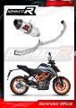 complete exhaust system with muffler DOMINATOR Full System HP3 fits to KTM 390 Duke 2021  2023 2