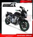 kompletny układ wydechowy z tłumikiem DOMINATOR Full System GP1 CZARNY pasujący do motocykla Suzuki GSF 1250 N / S BANDIT 2007 - 2016 5