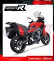 complete exhaust system with muffler DOMINATOR Full System HP8 BLACK fits to Yamaha Tracer 9 / GT 2021  2023 4