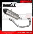 kompletny układ wydechowy z tłumikiem DOMINATOR Full System Tytanowy HP7 pasujący do motocykla Benelli TRK 502 X 2022 - 2023 2