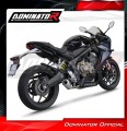 complete exhaust system with muffler DOMINATOR Full System GP fits to Honda CB 650 R 2019  2023