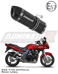 Kawasaki ZR7 / ZR7S 1999 - 2004 Homologuotas išmetimas Duslintuvas HP1 BLACK