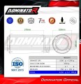 kompletny układ wydechowy z tłumikiem DOMINATOR Full System GPS pasujący do motocykla Kawasaki Z1000 2010 - 2013 5