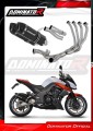 Kawasaki Z1000 2010 - 2013 Full  Exhaust System  Muffler Auspuff Sportauspuff Silencer Echappement Silencieux Scarico Scarichi Escape Collector Manifold Wydech Tłumik HP1 BLACK DOMINATOR
