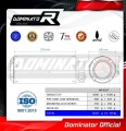wydech tłumik DOMINATOR GP pasujący do motocykla Suzuki GSXR 1300 Hayabusa 2008 - 2019 5