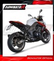 complete exhaust system with muffler DOMINATOR Full System HP1 BLACK fits to Kawasaki Z1000 2017  2020 3