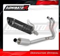 complete exhaust system with muffler DOMINATOR Full System HP8 BLACK fits to Kawasaki NINJA 400 2018  2022 2