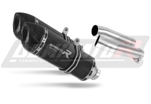 Aprilia RSV 1000 R 2004 - 2009 išmetimo sistema Duslintuvas HP1 BLACK + dB killer medium
