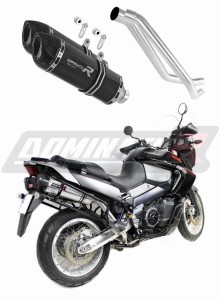 Aprilia ETV 1000 Caponord 2005 - 2007 išmetimas Duslintuvas HP1 BLACK + dB killer medium