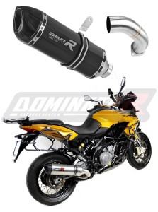 Aprilia ETV 1200 Caponord 2013 - 2016 išmetimo sistema Duslintuvas HP1 BLACK + dB killer medium