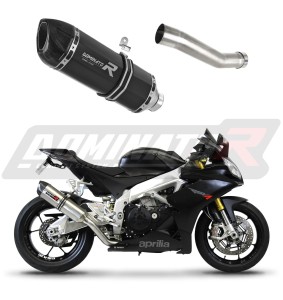 Aprilia RSV 4 R APRC Factory 2011 - 2015 išmetimo sistema Duslintuvas HP1 BLACK + dB killer medium