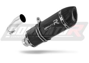 BMW F650GS 2008 - 2012 išmetimas Duslintuvas HP1 BLACK + dB killer medium