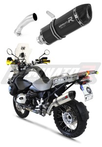 BMW R1200GS Adventure 2010 - 2012 išmetimas Duslintuvas HP1 BLACK + dB killer medium