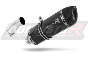 BMW F800GS Adventure 2008 - 2017 išmetimas Duslintuvas HP1 BLACK + dB killer medium