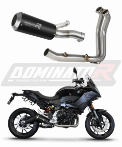 BMW F900XR 2020 - 2026 Pilna sistema Išmetimo kolektorius Duslintuvas GP BLACK + dB killer medium