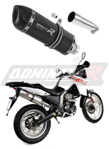 Derbi Terra Adventure 125 2008 - 2015 išmetimas Duslintuvas HP1 BLACK + dB killer medium