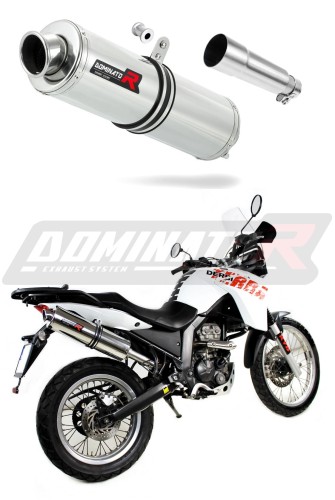 wydech tłumik DOMINATOR Okrągły pasujący do motocykla Derbi Terra Adventure 125 2008 - 2015 5