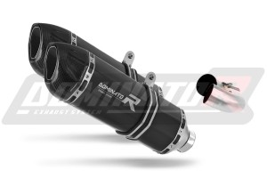 Ducati MONSTER 796 2010 - 2015 išmetimas Duslintuvas HP1 BLACK + dB killer medium