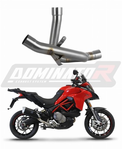 decat mid muffler DOMINATOR Mid Pipe fits to Ducati Multistrada 950 / 950 S 2017  2020 7