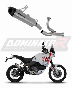 Ducati DesertX 2022 - 2023 Exhaust System Collector Silencer Titanium HP8 + dB killer