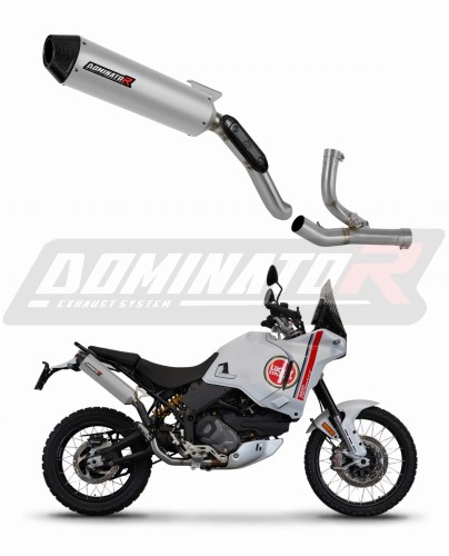 Ducati DesertX 2022 - 2023 Kolektor wydech tłumik MX2 + dB killer motorcycle Exhaust Full system Collector Manifold Muffler échappement Marmitta Escape Dominator Exhaust System x