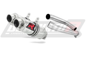Honda VTR 1000F Firestorm 1998 - 2001 išmetimas Duslintuvas GP1 + dB killer medium
