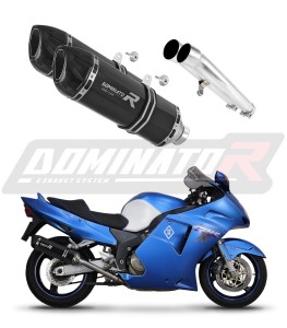 Honda CBR 1100 XX 1996 - 2006 išmetimo sistema Duslintuvas HP1 BLACK + dB killer medium